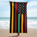 Descendants of the Island Juneteenth Flag Towel