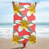 Descendants of the Island Plumeria Towel