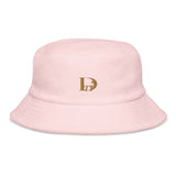 DTI logo Terry cloth bucket hat