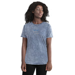 Descendants of the Island JI Blue Crab Embroidery Denim T-Shirt