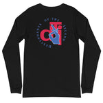 Descendants of the Island Vermillion and Blue Logo Unisex Long Sleeve Tee