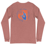 Descendants of the Island Blue and Orange Logo Long Sleeve Tee