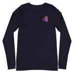 Descendants of the Island Vermillion and Blue Logo Unisex Long Sleeve Tee