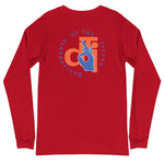 Descendants of the Island Blue and Orange Logo Long Sleeve Tee