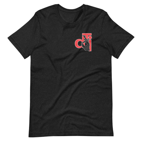 DTI Red White & Black 2 Unisex t-shirt