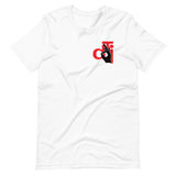 DTI Red White & Black 2 Unisex t-shirt