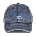 DTI James Island Crab Embroidered Vintage Cotton Twill Cap