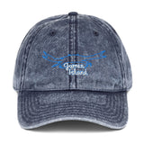 DTI James Island Crab Embroidered Vintage Cotton Twill Cap