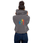 Descendants of The Island Rainbow Logo Crop Hoodie