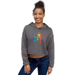 Descendants of The Island Rainbow Logo Crop Hoodie