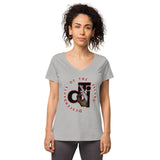 Descendants of the Island STVS Logo Women’s fitted v-neck t-shirt