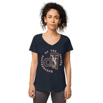 Descendants of the Island STVS Logo Women’s fitted v-neck t-shirt