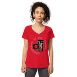 Descendants of the Island STVS Logo Women’s fitted v-neck t-shirt