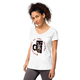 Descendants of the Island STVS Logo Women’s fitted v-neck t-shirt