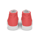 Descendants of the Island Coral Platinum Women’s high top canvas shoes