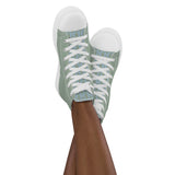 Descendants of the Island Olive Women’s high top canvas shoes