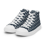 Descendants of the Island Navy and Grey Women’s high top canvas shoes