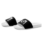 dti Black and White Hand logo Women's slides