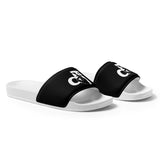 dti Black and White Hand logo Women's slides