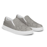 Descendants of the Island JI Map Heather Grey Women’s slip-on canvas shoes